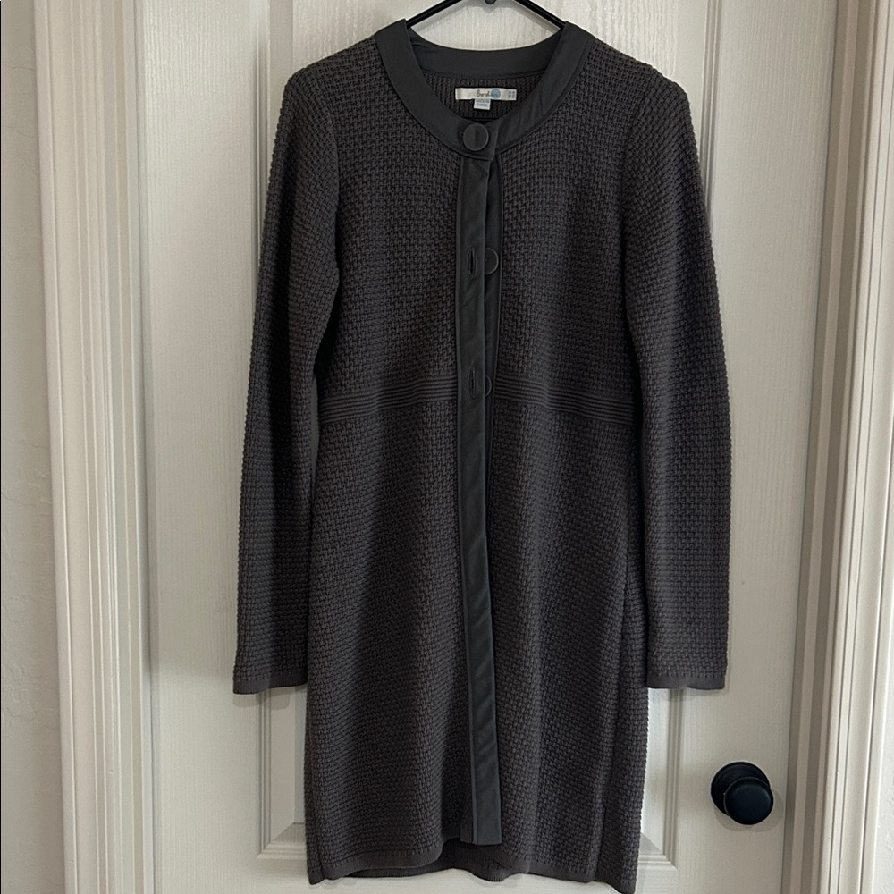 Boden Grey Long Sleeve sweater jacket